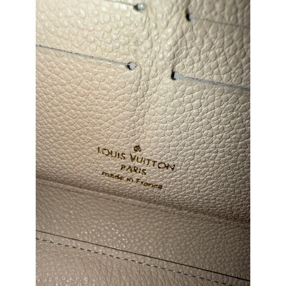 Louis Vuitton Zippy Wallet in Cream Empreinte Leather - Picture 3 of 8